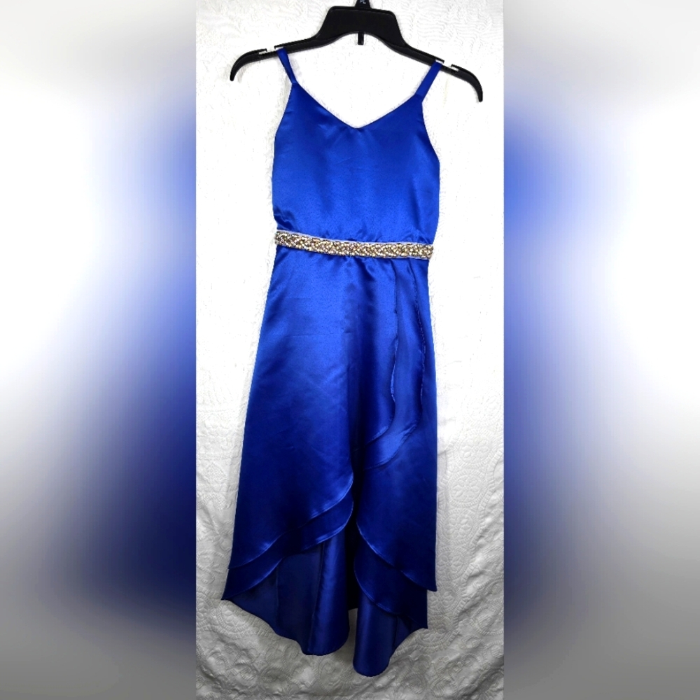 Little Girls Royal Blue Formal Dress